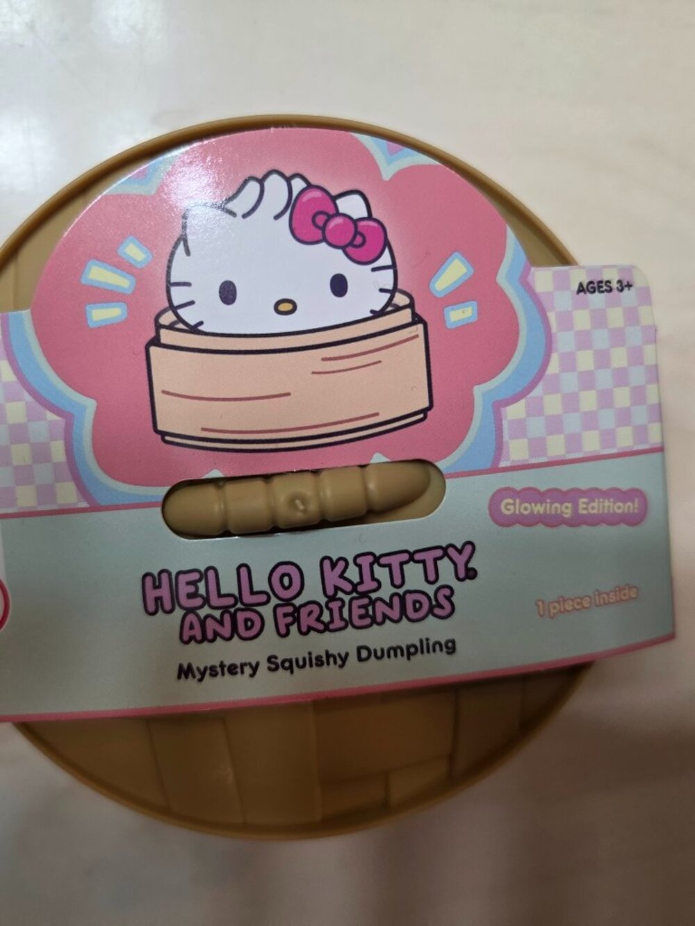 Hello Kitty & Friends Mystery Glow in the Dark Squishy Dumpling - Brand New